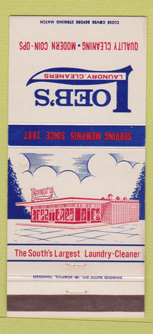 Matchbook Cover - Loeb's Cleaners Memphis TN 30 Strike