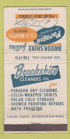 Matchbook Cover - Brookshire Cleaners Canada WEAR 30 Strike