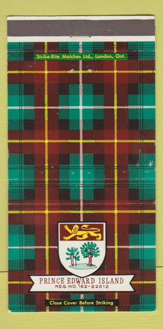 Matchbook Cover - Prince Edward Island PE 30 Strike