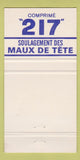Matchbook Cover - Pharmacie Quebec QC 30 Strike