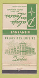 Matchbook Cover - Palais des Loisirs Centre Durocher QC WORN 30 Strike