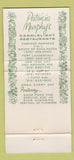 Matchbook Cover - Patricia Murphy's Fort Lauderdale NYC Westchester 30 Strike
