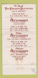 Matchbook Cover Cattlemen's Steak House Dallas Arlington Fort Worth TX 30 Strike