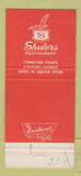 Matchbook Cover - Shulers Restaurant Clinton MD 30 Strike