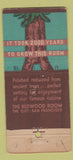Matchbook Cover - Clift Redwood Room San Francisco CA 30 Stick