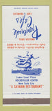 Matchbook Cover - Promenade French Cafes New York City Rockefeller 30 Strike