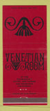 Matchbook Cover - Venetian Room Fairmont Hotel San Francisco CA 30 Strike