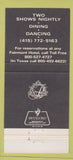 Matchbook Cover - Venetian Room Fairmont Hotel San Francisco CA 30 Strike