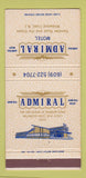 Matchbook Cover - Admiral Motel Wildwood Crest NJ 30 Strike