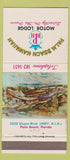 Matchbook Cover - Palm Beach Hawaiian Motor Lodge Palm Beach FL 30 Strike
