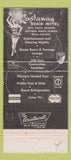 Matchbook Cover - Castaway Beach Motel Daytona Beach FL girlie WORN 30 Strike
