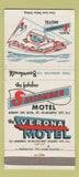 Matchbook Cover - Seacomber Motel Atlantic City NJ 30 Strike