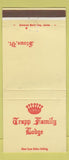Matchbook Cover - Trapp Family Lodge Stowe VT 30 Strike