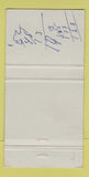 Matchbook Cover - Eau Minerale Petillante Saint Malo QC 30 Strike