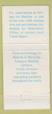 Matchbook Cover - Holiday Inn Freeport Grand Bahamas WORN 30 Strike
