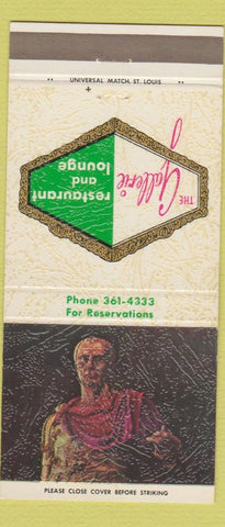 Matchbook Cover - Gallerie Restaurant Lounge St Louis MO 30 Strike