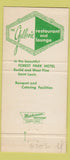 Matchbook Cover - Gallerie Restaurant Lounge St Louis MO 30 Strike