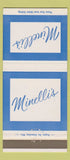 Matchbook Cover - Minelli's Elkhart IN 30 Strike