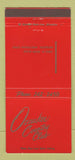 Matchbook Cover - Ozaukee Country Club Mequon WI 30 Strike
