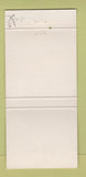 Matchbook Cover - Ozaukee Country Club Mequon WI 30 Strike