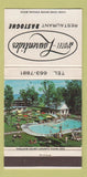 Matchbook Cover - Motel Laurentides Bastogne Beauport QC 30 Strike