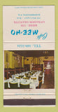 Matchbook Cover - Cafe Mee Ho Sherbrooke QC 30 Strike