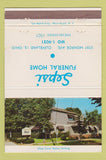 Matchbook Cover - Sepsi Funeral Home Cleveland OH 40 Strike