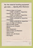 Matchbook Cover - Allis Chalmers Fork Lifts Lachine QC 40 Strike