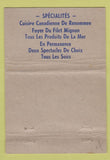 Matchbook Cover - Restaurant Coronet Charest QC girlie 40 Strike