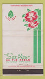 Matchbook Cover - Sea View Bal Harbour Miami Beach FL 36 Strike