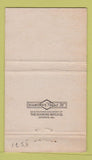 Matchbook Cover - Sea View Bal Harbour Miami Beach FL 36 Strike