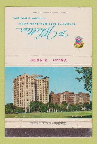 Matchbook Cover - Whittier Detroit MI WORN 40 Strike