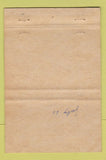 Matchbook Cover - Terry Peak Chalet Esquire Dinner Club Lead SD 40 Strike