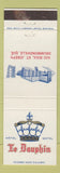 Matchbook Cover - Hotel Motel Le Dauphin Drummondville QC