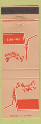 Matchbook Cover - Le Nouvelle Orleans QC