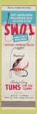 Matchbook Cover - Tums Antacid Fishing Flies Montreal