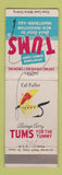 Matchbook Cover - Tums Antacid Fishing Flies Col Fuller