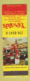 Matchbook Cover - Yannaki's Restaurant Montreal QC