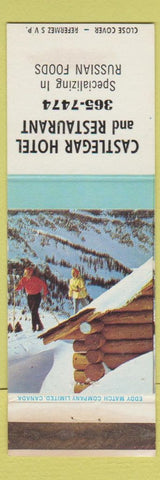 Matchbook Cover - Castlegar Hotel Russian Foods BC WEAR