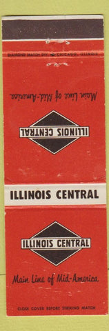 Matchbook Cover - Illinois Central Railroad