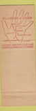 Matchbook Cover - Monon Hoosier Line Railroad