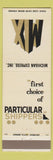 Matchbook Cover - Michigan Express Trucking