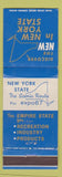 Matchbook Cover - New York State Expo 67 Tourism Albany NY WORN