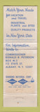 Matchbook Cover - New York State Expo 67 Tourism Albany NY WORN