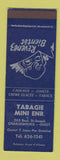Matchbook Cover - Tabagie Mini Charlesbourg QC girlie