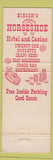 Matchbook Cover - Binion's Horseshoe Casino Las Vegas NV
