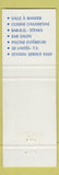 Matchbook Cover - Motel Colibri Victoriaville QC