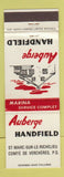 Matchbook Cover - Auberge Handfield Vercheres QC WEAR