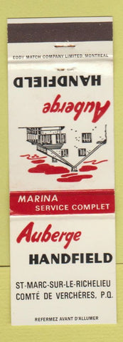 Matchbook Cover - Auberge Handfield Vercheres QC WEAR