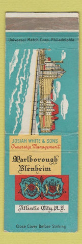 Matchbook Cover - Marlborough Blenheim Atlantic City NJ